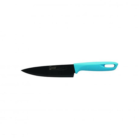 Chefs Knife - 130mm, Titanium Evo Aqua Handle from Ivo. made out of Titanium and sold in boxes of 6. Hospitality quality at wholesale price with The Flying Fork!