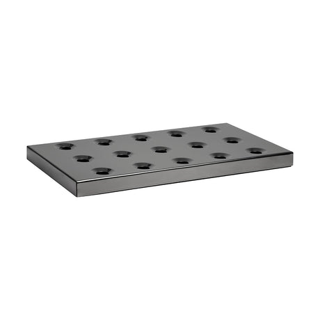 Drip Trays, Drip Tray - Black PVD Coated Top / Plastic Base - 420x215x28mm, Moda