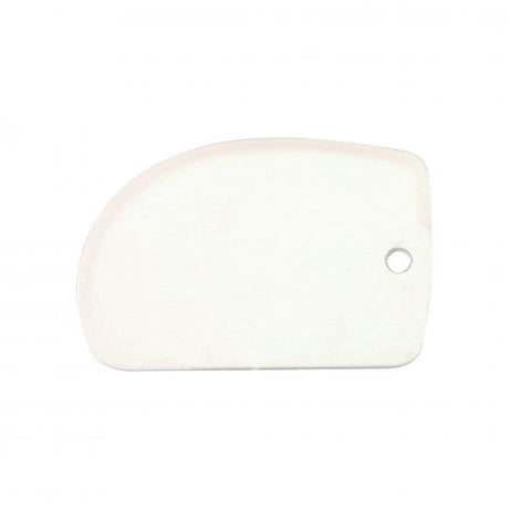 Plastic Dough Scraper - 125x85mm from Chef Inox. made out of Polypropylene and sold in boxes of 1. Hospitality quality at wholesale price with The Flying Fork!