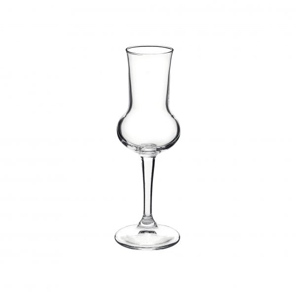 Riserva Grappa - 80ml from Bormioli Rocco. made out of Crystal Glass and sold in boxes of 24. Hospitality quality at wholesale price with The Flying Fork!