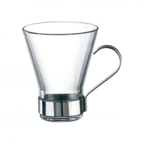 Ypsilon Cappuccino - 220ml from Bormioli Rocco. made out of Glass and sold in boxes of 24. Hospitality quality at wholesale price with The Flying Fork!