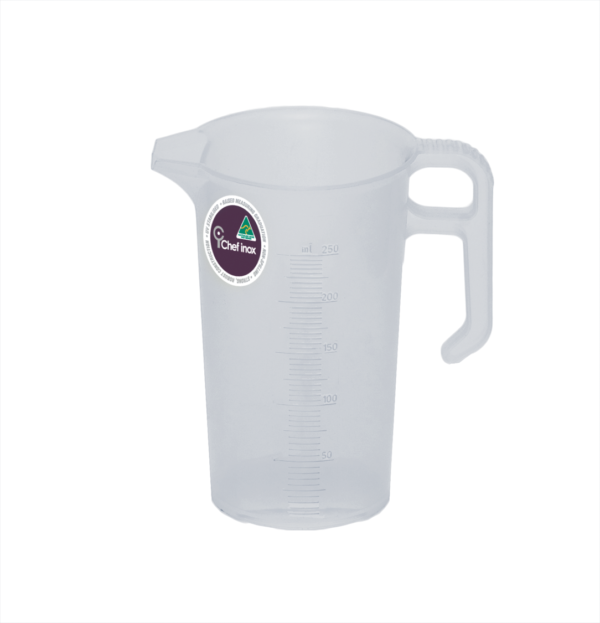 Thermo Measuring Jug - 0.25L, Clear from Chef Inox. made out of Polypropylene and sold in boxes of 1. Hospitality quality at wholesale price with The Flying Fork!