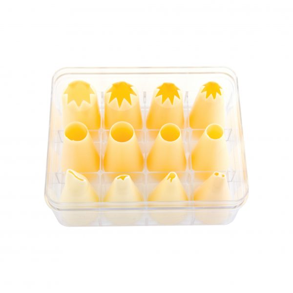 12pc Thermo Large Piping Set (4 Star, 4 Hole, 4 Garnish) from Thermohauser. made out of Polypropylene and sold in boxes of 1. Hospitality quality at wholesale price with The Flying Fork!