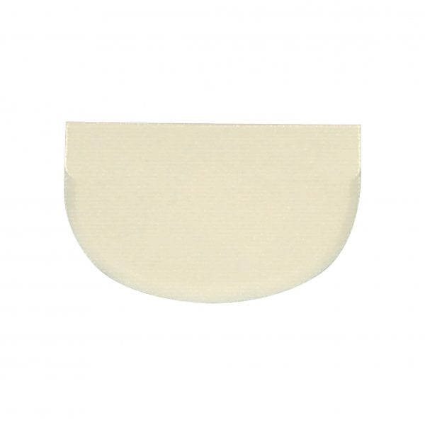 Rounded Dough Scraper - 113x75mm from Thermohauser. made out of Polypropylene and sold in boxes of 1. Hospitality quality at wholesale price with The Flying Fork!