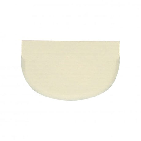 Rounded Dough Scraper - 113x75mm from Thermohauser. made out of Polypropylene and sold in boxes of 1. Hospitality quality at wholesale price with The Flying Fork!