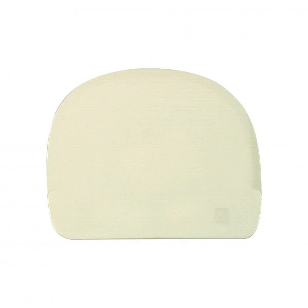 Rounded Dough Scraper - 115x95mm from Thermohauser. made out of Polypropylene and sold in boxes of 1. Hospitality quality at wholesale price with The Flying Fork!