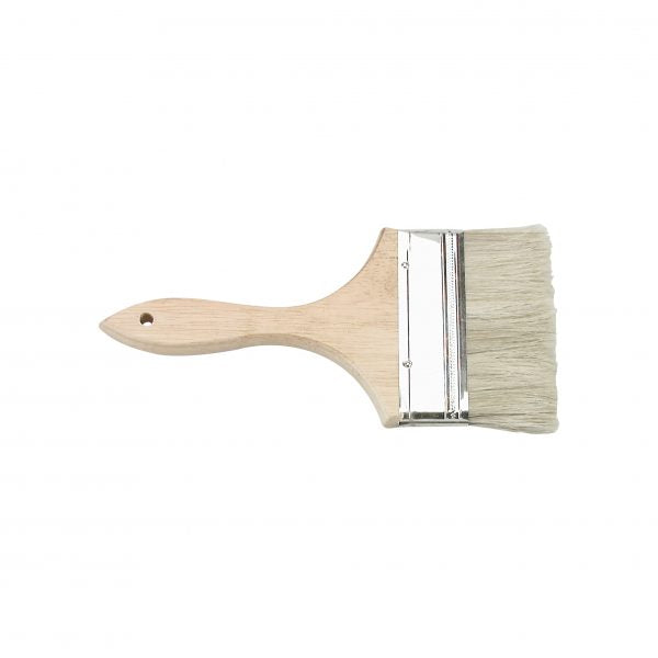 Pastry Brush - 62mm-2.5 Inch, Natural from Chef Inox. made out of Natural Bristles and sold in boxes of 12. Hospitality quality at wholesale price with The Flying Fork!