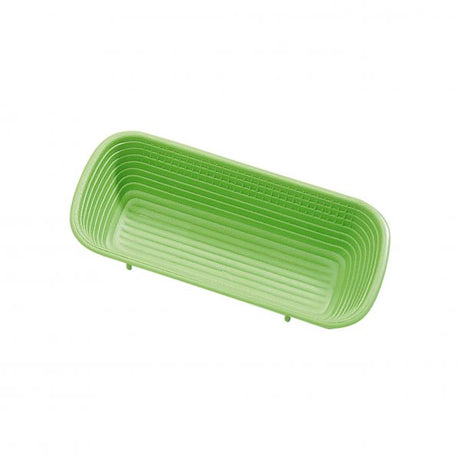 Rectangular Proofing Basket - 120x270mm, Thermo from Thermohauser. made out of Polypropylene and sold in boxes of 1. Hospitality quality at wholesale price with The Flying Fork!