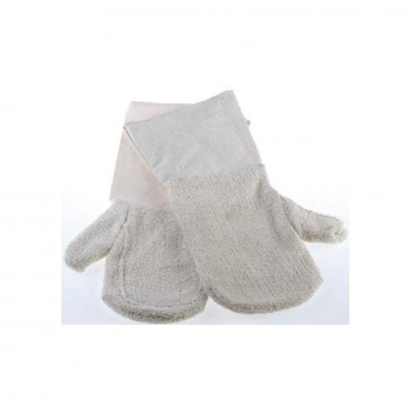 Reinforced Baking Gloves w-Cuffs - 400x150, Thermo from Thermohauser. made out of Cotton and sold in boxes of 1. Hospitality quality at wholesale price with The Flying Fork!