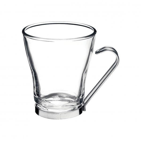 Cappuccino Glass - 220ml, Olso from Bormioli Rocco. made out of Toughened Glass and sold in boxes of 6. Hospitality quality at wholesale price with The Flying Fork!