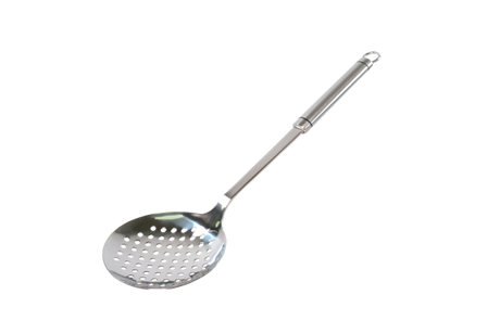 Round Skimmer - Stainless Steel, Milano from Chef Inox. made out of Stainless Steel and sold in boxes of 6. Hospitality quality at wholesale price with The Flying Fork!