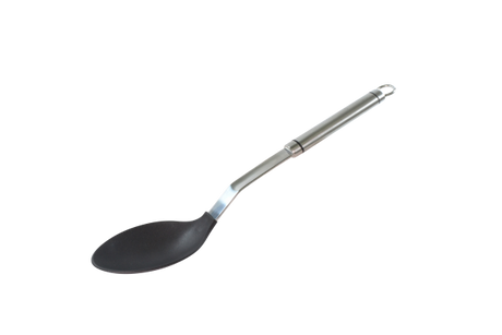 Solid Spoon - Non-Stick, Milano from Chef Inox. Non-Stick, made out of Stainless Steel and sold in boxes of 6. Hospitality quality at wholesale price with The Flying Fork!