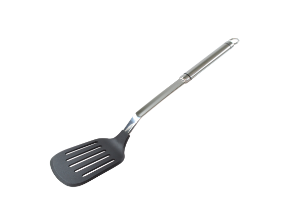 Slotted Turner - Non-Stick, Milano from Chef Inox. Non-Stick, made out of Stainless Steel and sold in boxes of 6. Hospitality quality at wholesale price with The Flying Fork!