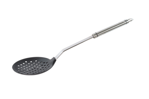 Skimmer - Non-Stick, Milano from Chef Inox. made out of Stainless Steel and sold in boxes of 1. Hospitality quality at wholesale price with The Flying Fork!