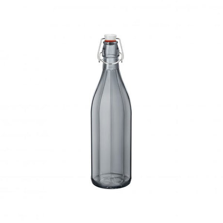Oxford Bottle with Top - 1.0L, Grey from Bormioli Rocco. made out of Glass and sold in boxes of 6. Hospitality quality at wholesale price with The Flying Fork!