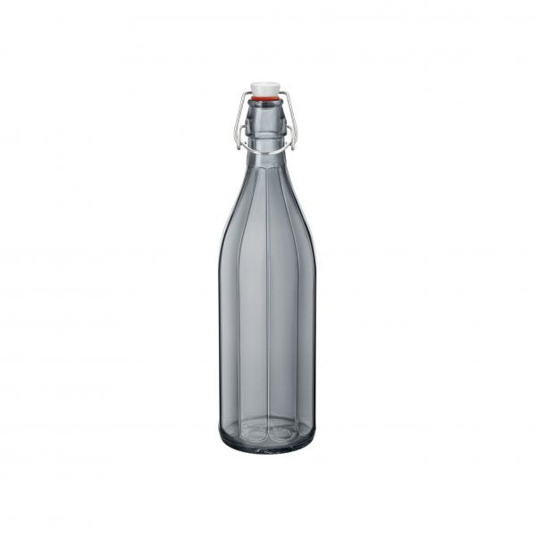 Oxford Bottle with Top - 1.0L, Grey from Bormioli Rocco. made out of Glass and sold in boxes of 6. Hospitality quality at wholesale price with The Flying Fork!