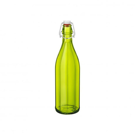 Oxford Bottle with Top - 1.0L, Green from Bormioli Rocco. made out of Glass and sold in boxes of 6. Hospitality quality at wholesale price with The Flying Fork! 