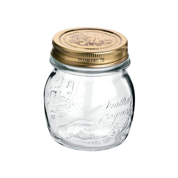 Jar - 86mm-0.25L (56mm Lid) from Bormioli Rocco. made out of Glass and sold in boxes of 12. Hospitality quality at wholesale price with The Flying Fork!