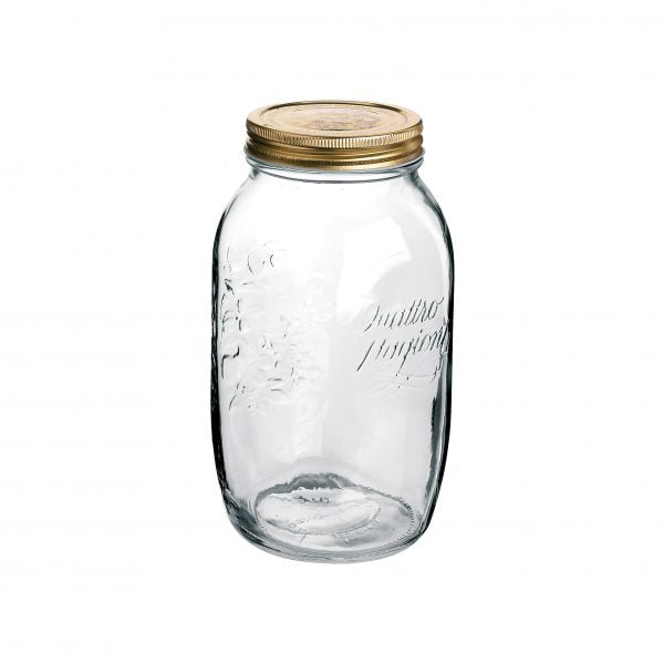Jar - 110mm-1.5L (86mm Lid), Quattro Stagioni from Bormioli Rocco. made out of Glass and sold in boxes of 6. Hospitality quality at wholesale price with The Flying Fork!