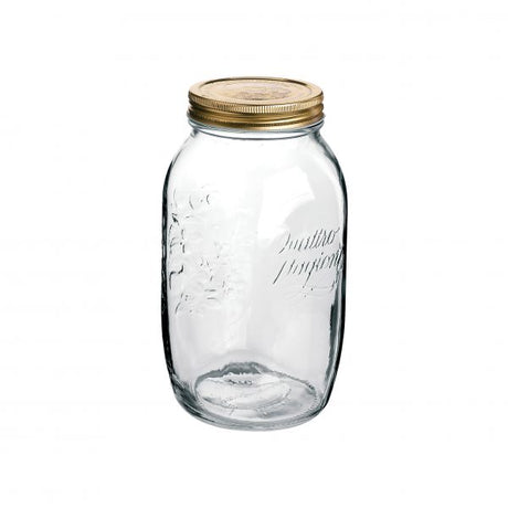 Jar - 110mm-1.5L (86mm Lid), Quattro Stagioni from Bormioli Rocco. made out of Glass and sold in boxes of 6. Hospitality quality at wholesale price with The Flying Fork!