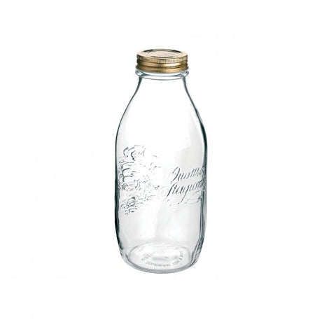 Bottle - 94mm-1.0L (Suits 340-030 Lid), Quattro Stagioni from Bormioli Rocco. made out of Glass and sold in boxes of 12. Hospitality quality at wholesale price with The Flying Fork!