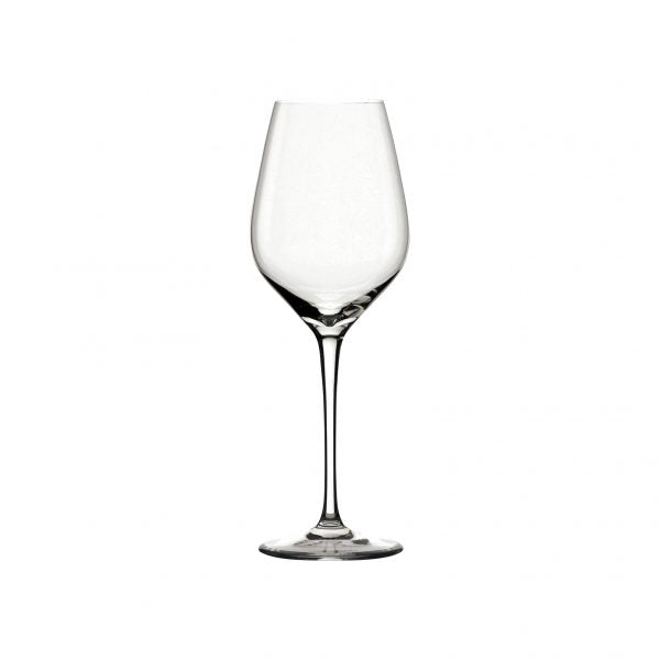 Royal White Wine Glass - 350ml, Exquisit from Stolzle. made out of Crystal Glass and sold in boxes of 48. Hospitality quality at wholesale price with The Flying Fork!