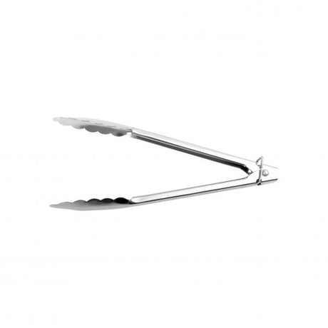 Utility Tong - 300mm, With Catch from Chef Inox. made out of Stainless Steel and sold in boxes of 6. Hospitality quality at wholesale price with The Flying Fork!