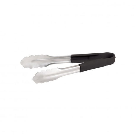 Utility Tong - 230mm, Black from Chef Inox. made out of Stainless Steel and sold in boxes of 1. Hospitality quality at wholesale price with The Flying Fork!