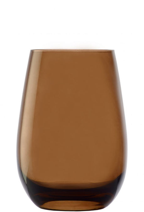Tumbler - 470ml, Elements, Brown from Stolzle. made out of Glass and sold in boxes of 6. Hospitality quality at wholesale price with The Flying Fork!