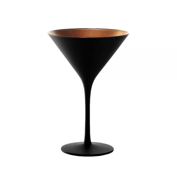 Cocktail Glass - 240ml, Olympic, Matt Black-Bronze from Stolzle. made out of Glass and sold in boxes of 24. Hospitality quality at wholesale price with The Flying Fork!