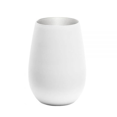 Tumbler - 465ml, Olympic, Matt White-Silver from Stolzle. made out of Glass and sold in boxes of 24. Hospitality quality at wholesale price with The Flying Fork!