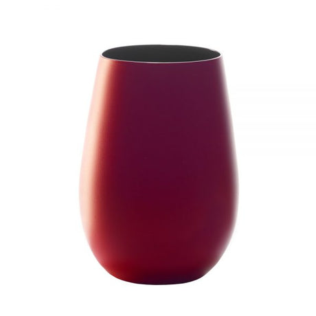 Tumbler - 465ml, Olympic, Matt Red-Black from Stolzle. made out of Glass and sold in boxes of 24. Hospitality quality at wholesale price with The Flying Fork!