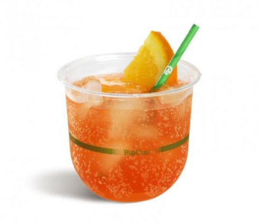 Compostable tumbler - 360ml, 150ml pour line (Pack of 50) from BioPak. Compostable, made out of Sugarcane Pulp and sold in boxes of 1. Hospitality quality at wholesale price with The Flying Fork!