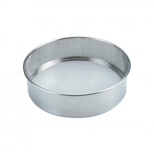 Mesh & Rim Sieve - 300mm from Chef Inox. made out of Stainless Steel and sold in boxes of 1. Hospitality quality at wholesale price with The Flying Fork!