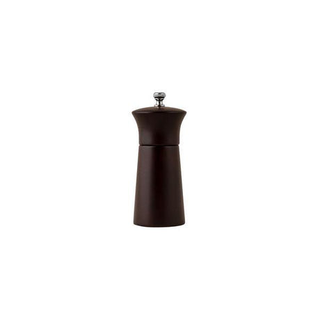Salt/Pepper Grinder - Dark, 120Mm, Evo from Moda. made out of Wood and sold in boxes of 1. Hospitality quality at wholesale price with The Flying Fork! 