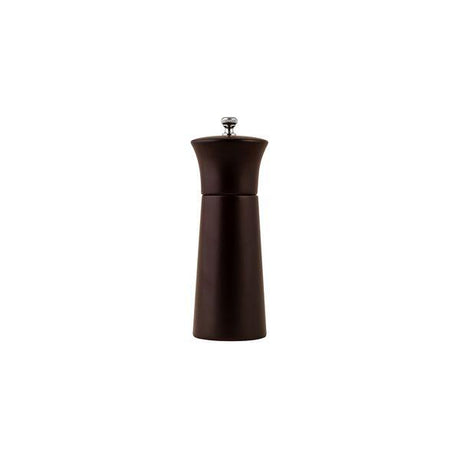 Salt/Pepper Grinder - Dark, 150Mm, Evo from Moda. made out of Wood and sold in boxes of 1. Hospitality quality at wholesale price with The Flying Fork!