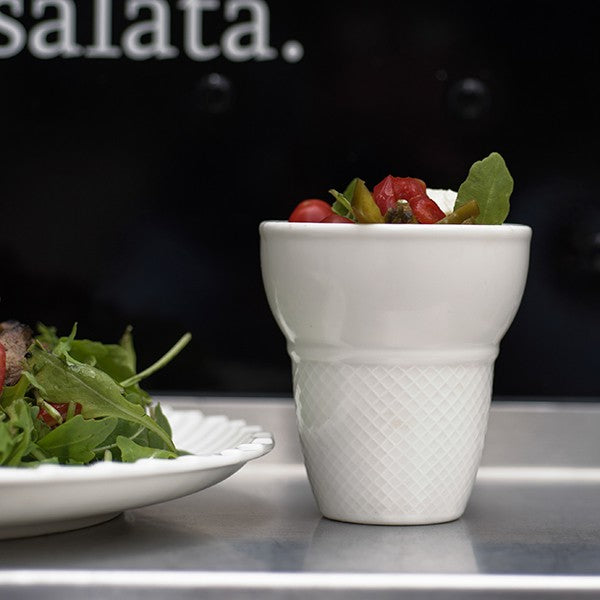 Paper Look Waffle Cup - 90ml, Fortessa Food Truck: Pack of 4