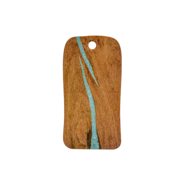 Rectangular Board - 381x191mm, Lapis, Cherry with Turquoise from Cheforward. Sold in boxes of 6. Hospitality quality at wholesale price with The Flying Fork!