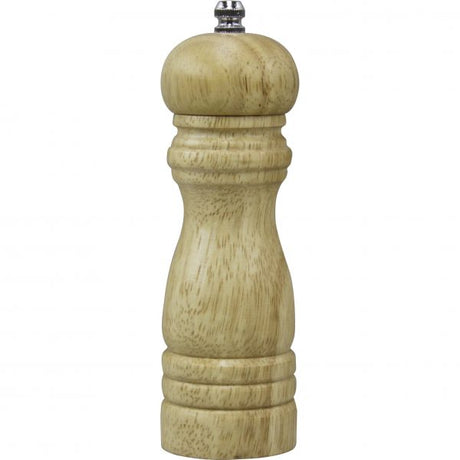 Salt-Pepper Mill - 165mm, Tempo, Birch Wood Ceramic from Chef Inox. made out of Wood and sold in boxes of 1. Hospitality quality at wholesale price with The Flying Fork!