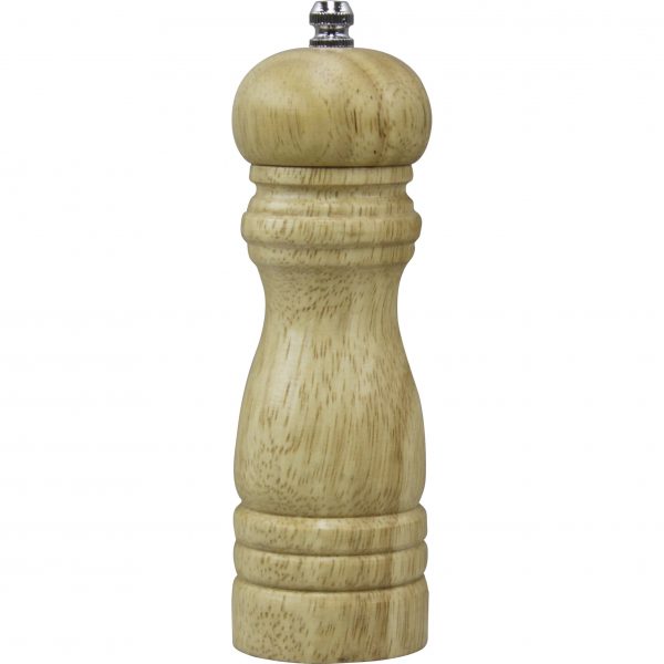 Salt-Pepper Mill - 165mm, Tempo, Birch Wood Ceramic from Chef Inox. made out of Wood and sold in boxes of 1. Hospitality quality at wholesale price with The Flying Fork!
