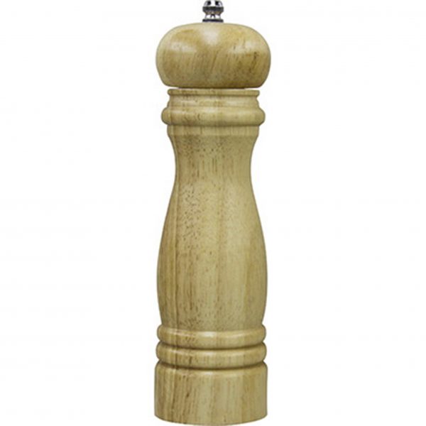 Salt-Pepper Mill - 215mm, Tempo, Birch Wood Ceramic from Chef Inox. made out of Wood and sold in boxes of 1. Hospitality quality at wholesale price with The Flying Fork!