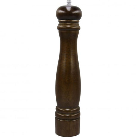 Salt-Pepper Mill - 320mm, Tempo, Dark Wood Ceramic from Chef Inox. made out of Wood and sold in boxes of 1. Hospitality quality at wholesale price with The Flying Fork!