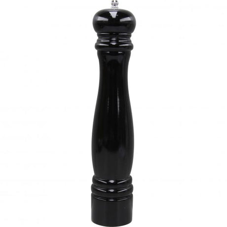 Salt-Pepper Mill - 320mm, Tempo, Black Wood Ceramic from Chef Inox. made out of Wood and sold in boxes of 1. Hospitality quality at wholesale price with The Flying Fork!