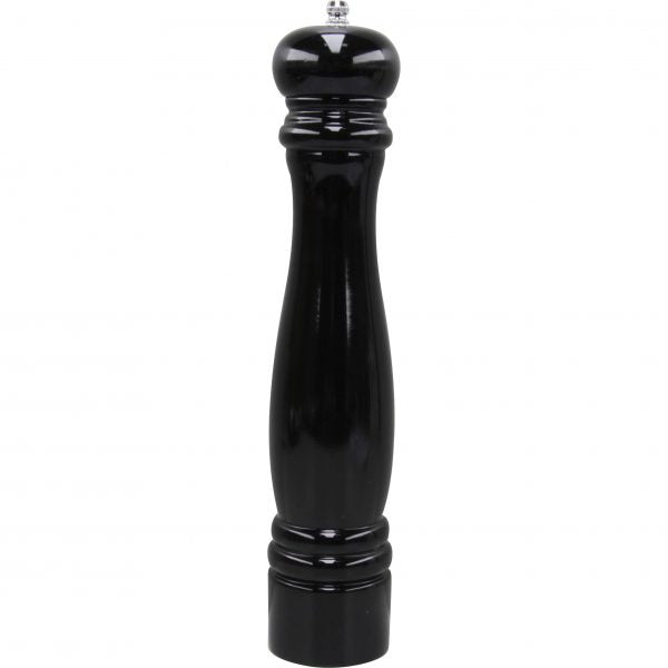 Salt-Pepper Mill - 320mm, Tempo, Black Wood Ceramic from Chef Inox. made out of Wood and sold in boxes of 1. Hospitality quality at wholesale price with The Flying Fork!