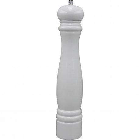 Salt-Pepper Mill - 320mm, Tempo, White Wood Ceramic from Chef Inox. made out of Wood and sold in boxes of 1. Hospitality quality at wholesale price with The Flying Fork!