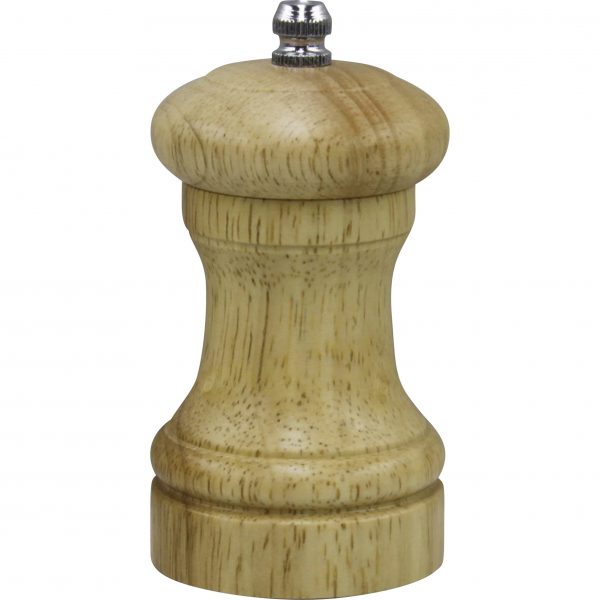 Salt-Pepper Mill - 100mm, Duo, Birch Wood Ceramic from Chef Inox. made out of Wood and sold in boxes of 1. Hospitality quality at wholesale price with The Flying Fork!