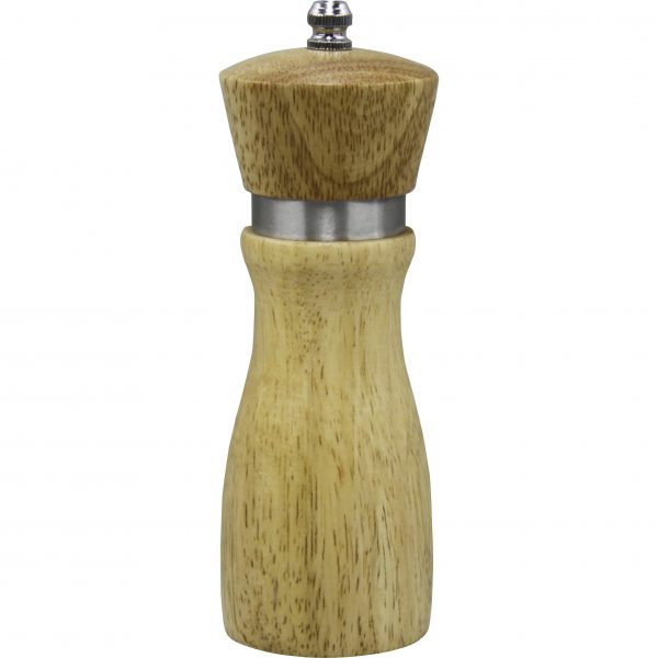 Salt-Pepper Mill - 155mm, Mondo, Birch Wood Ceramic from Chef Inox. made out of Wood and sold in boxes of 1. Hospitality quality at wholesale price with The Flying Fork!