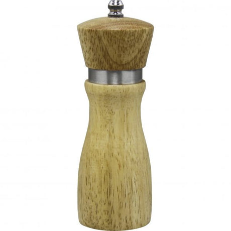 Salt-Pepper Mill - 155mm, Mondo, Birch Wood Ceramic from Chef Inox. made out of Wood and sold in boxes of 1. Hospitality quality at wholesale price with The Flying Fork!