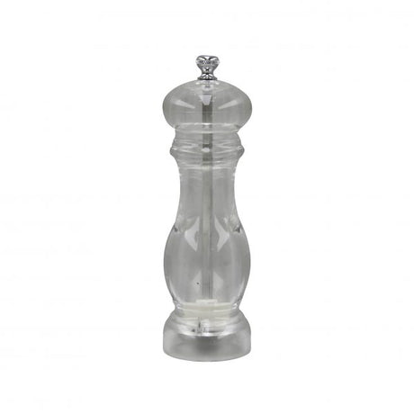 Salt-Pepper Mill - 270mm, Crystal, Acyrlic Ceramic from Chef Inox. made out of Acrylic and sold in boxes of 1. Hospitality quality at wholesale price with The Flying Fork!