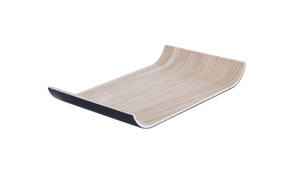 Echo Tray - 265x162mm, Black-Birch from Zicco. made out of Melamine and sold in boxes of 1. Hospitality quality at wholesale price with The Flying Fork!